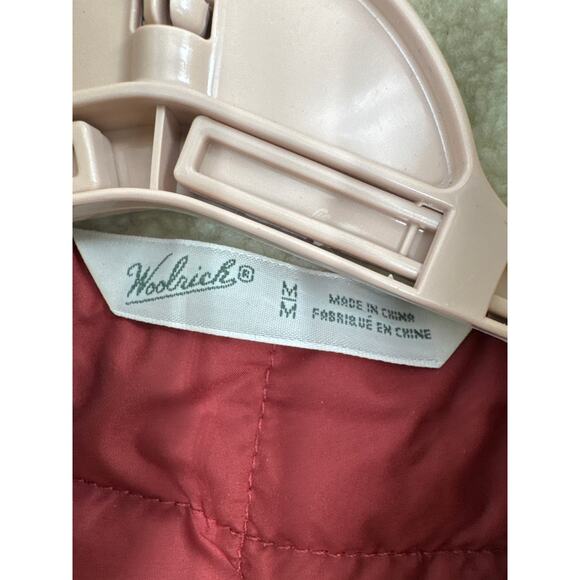 Woolrich Giant Buffalo wool vest plaid red size M - Picture 4 of 9